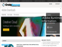 Tablet Screenshot of craighassan.com